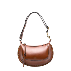 Oskan Moon Calf Leather Shoulder Bag - Cognac