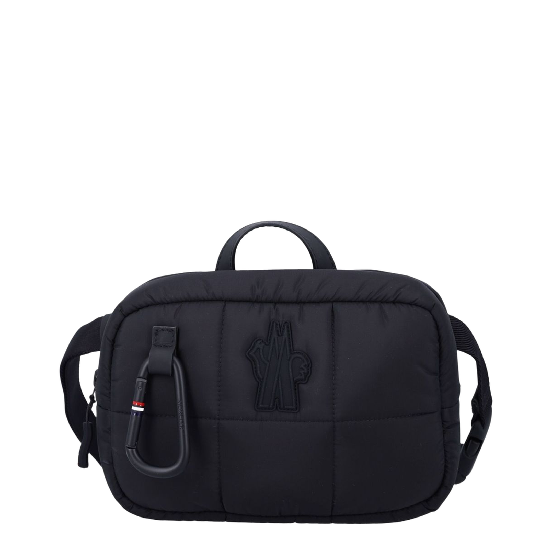 Quilted Waist Bag with Embossed Logo