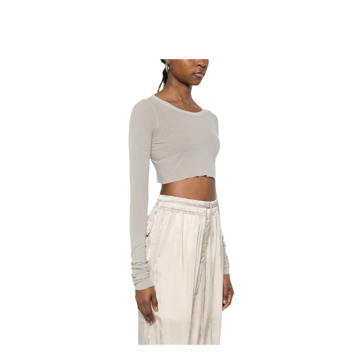 MAYFEYR - Rick Owens - Cropped Long Sleeve Shirt - RP01F6220RC08