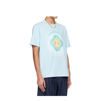 MAYFEYR - Casablanca - Airbrush Smiley Print T-Shirt - SP26JTS00109