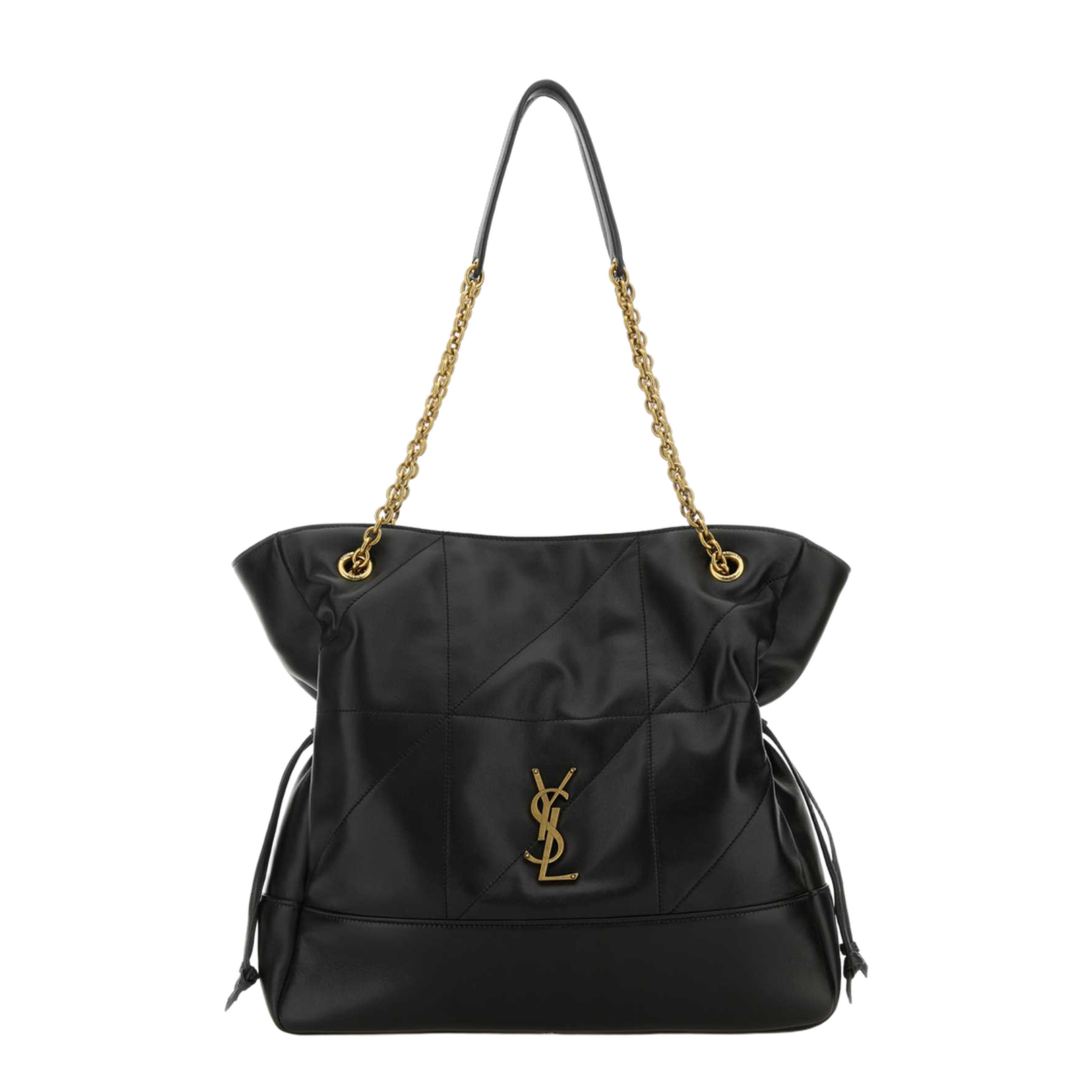 Black Nappa Leather Jamie Bucket Bag