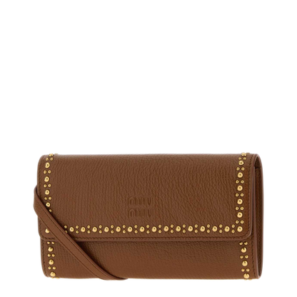 MAYFEYR - Miu Miu - Camel Leather Wallet - 5MT0252ZSQF0134