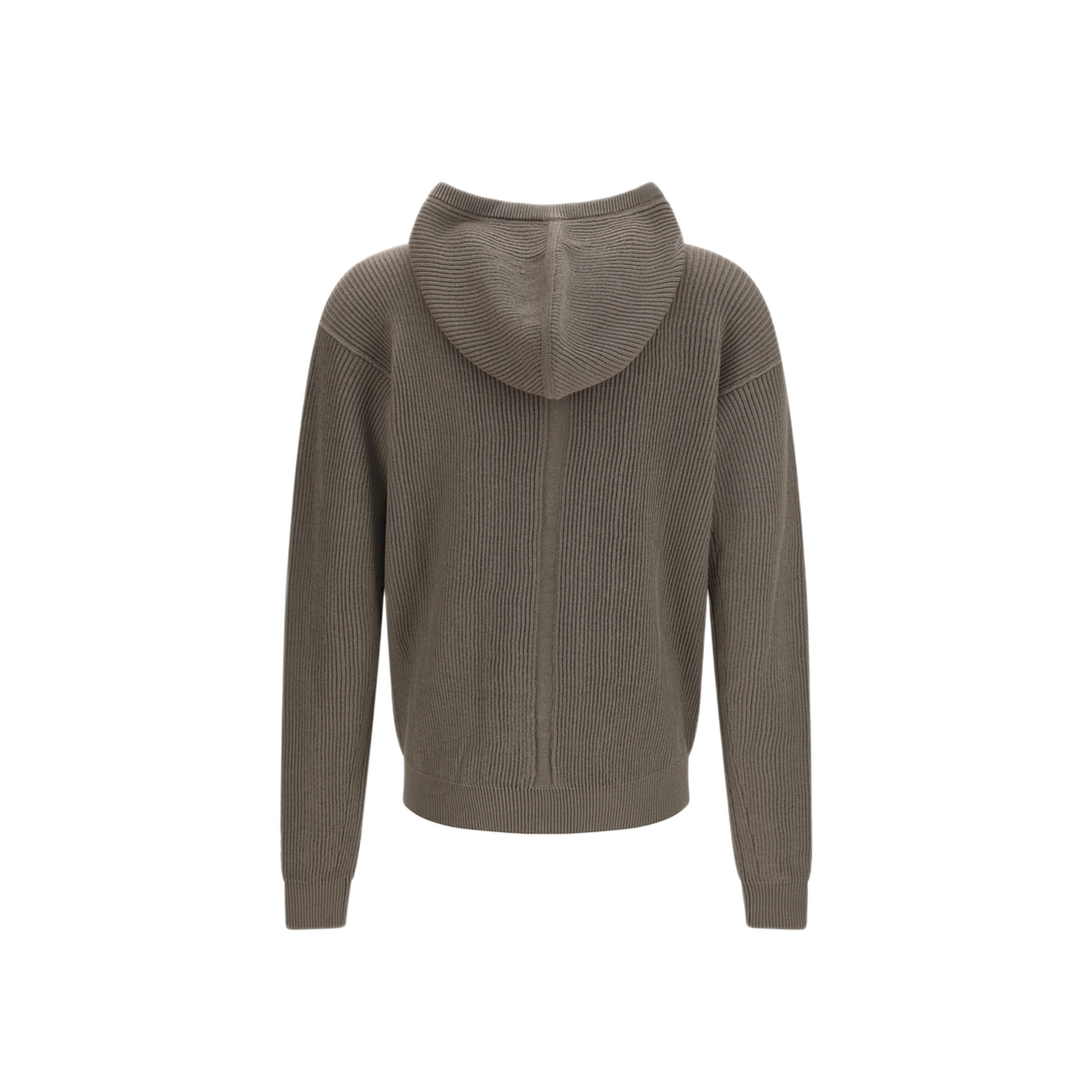 MAYFEYR - Rick Owens - Ribbed Virgin Wool Knit Hoodie - RU01F261434