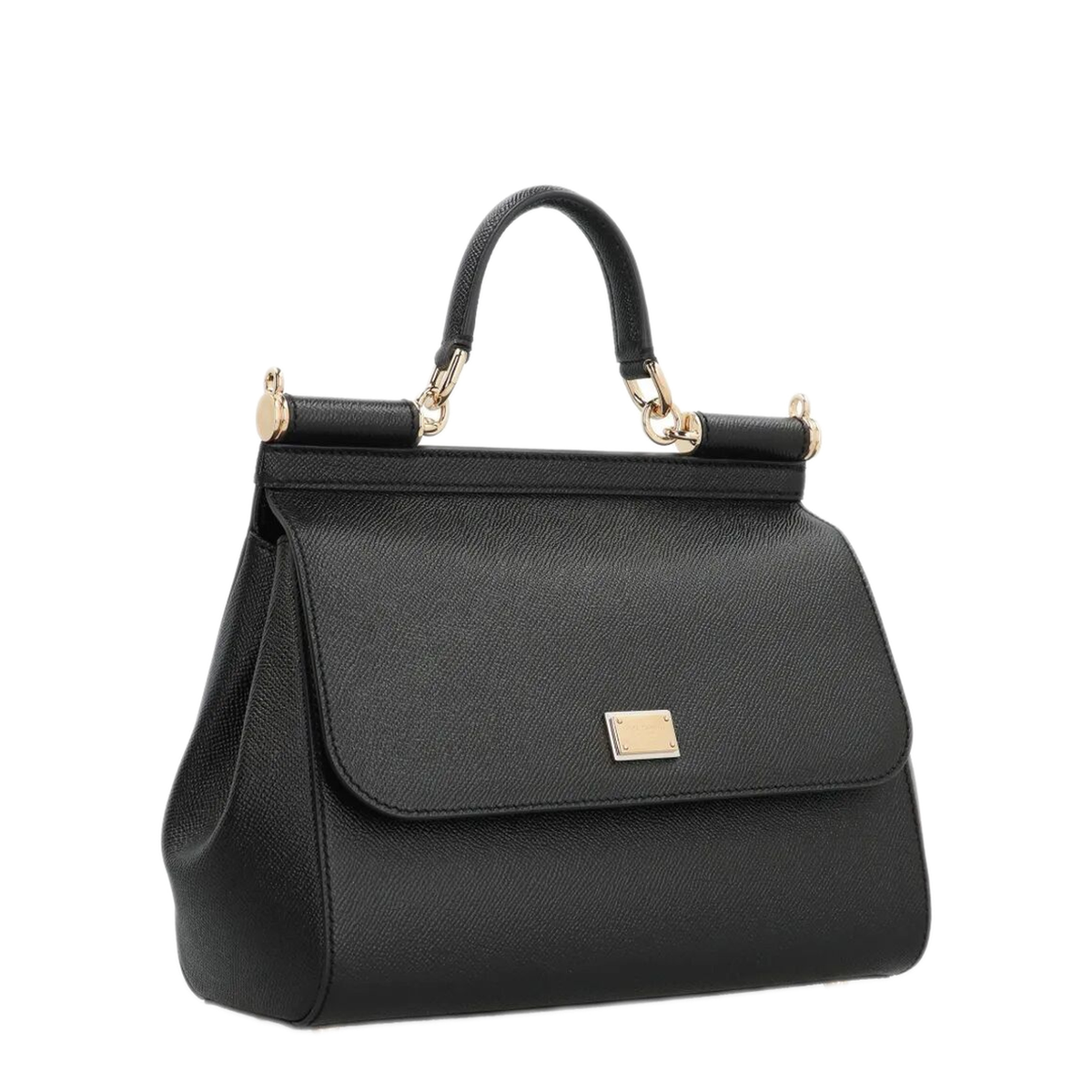 Sicily Grand Calfskin Handbag - Noir
