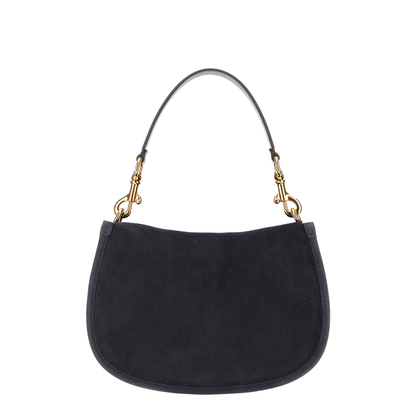 Medium Suede Pony Bag