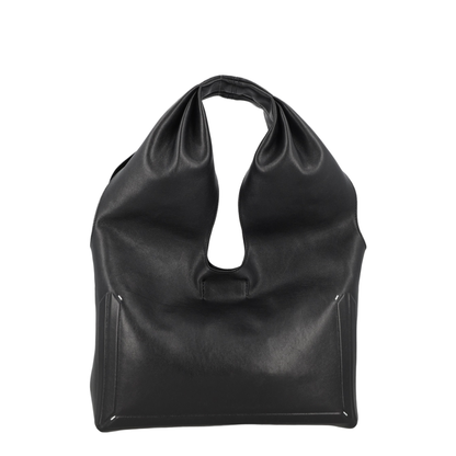 Box Bag Medium Ovine Leather Top Handle Bag - Noir