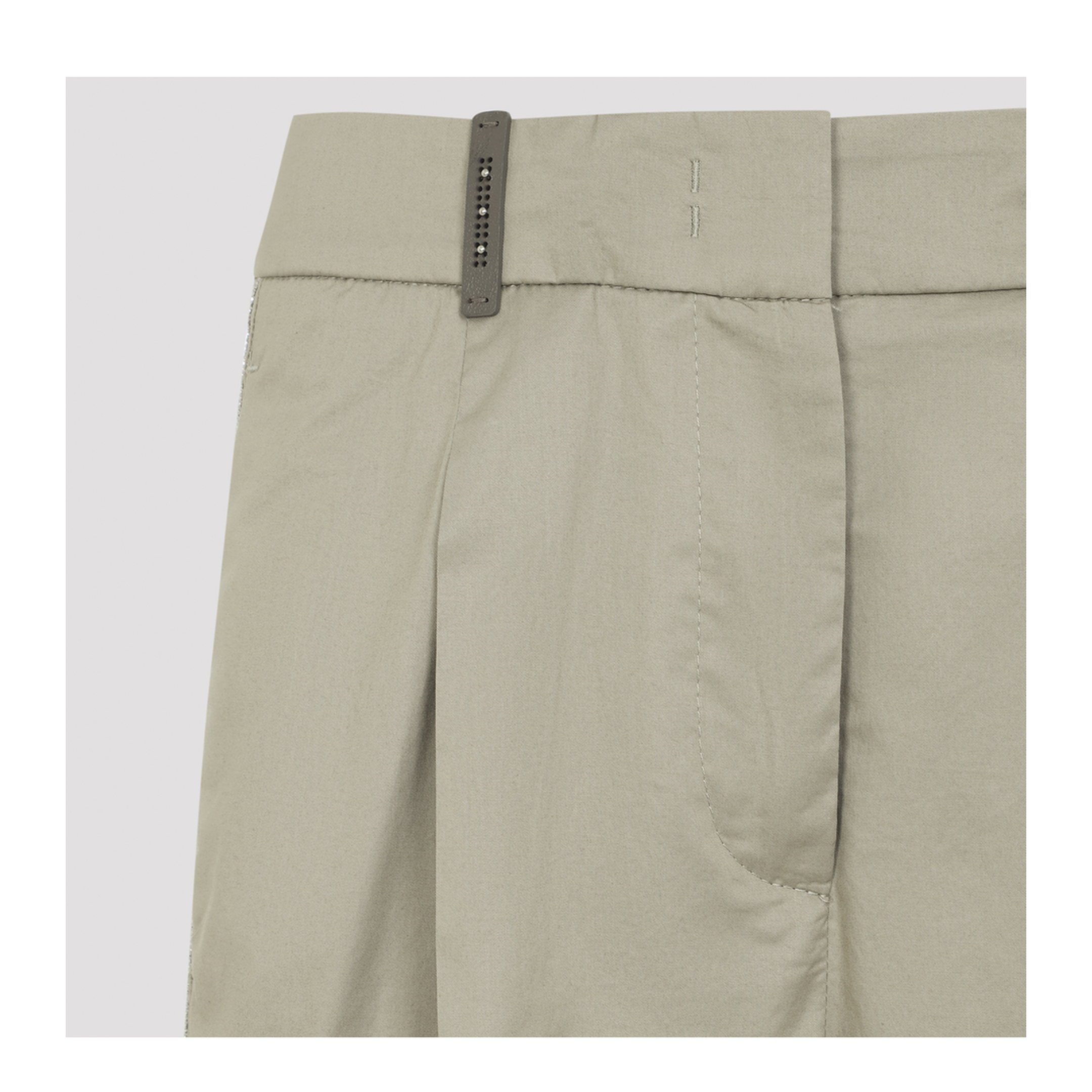 MAYFEYR - PESERICO - Green Cotton Pants - A0468301979136
