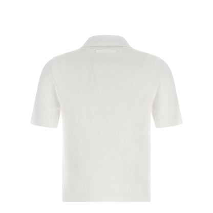 MAYFEYR - Tory Burch - Pointelle Viscose Polo Shirt - 182085100