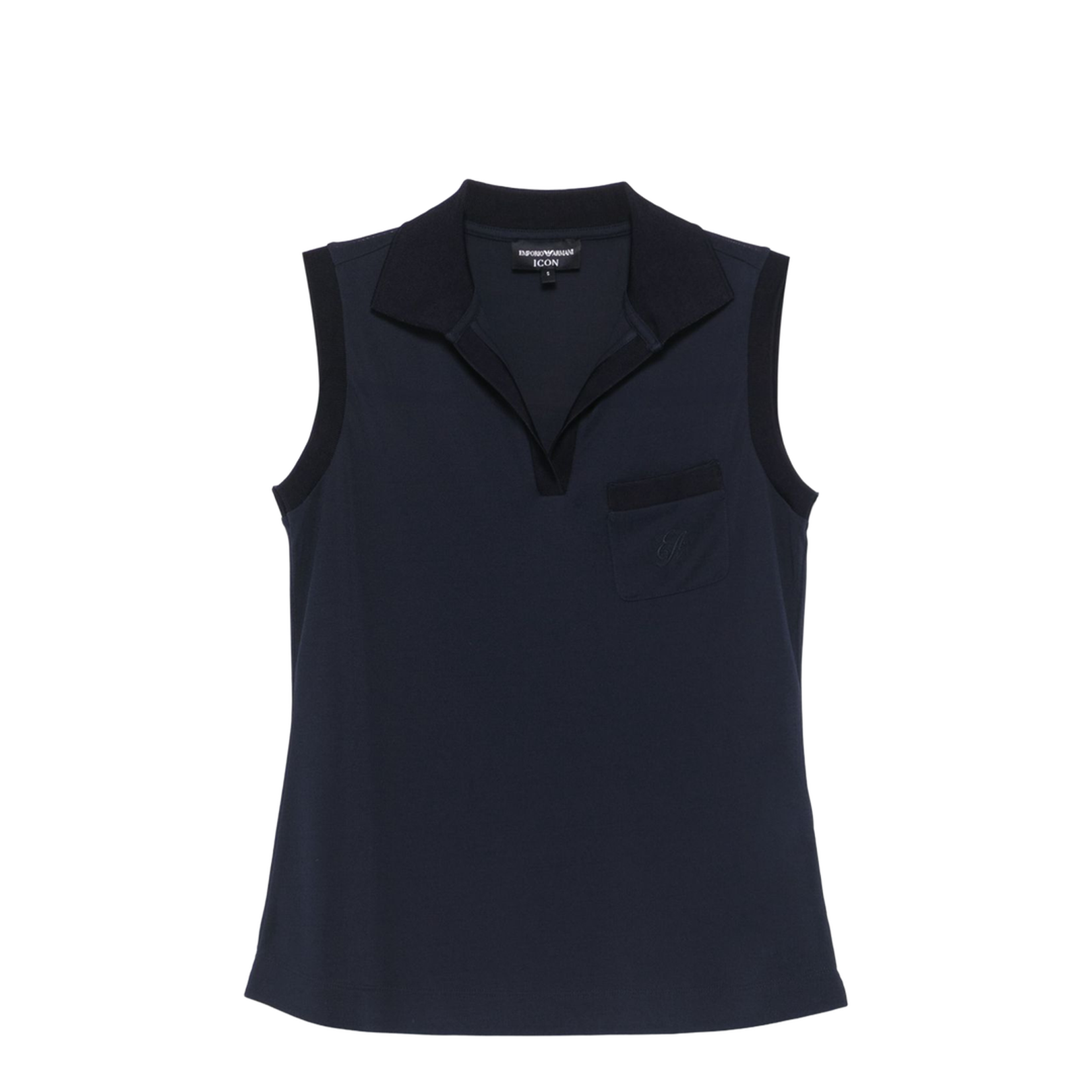 Icon Micro Piqué Crêpe Jersey Top