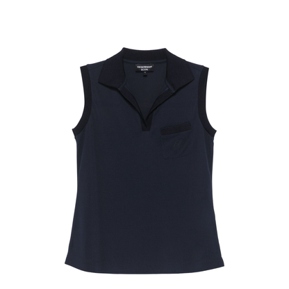 Icon Micro Piqué Crêpe Jersey Top