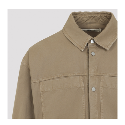 MAYFEYR - MORDECAI - Army Kaki Brown Overshirt - 26E96MRU12787
