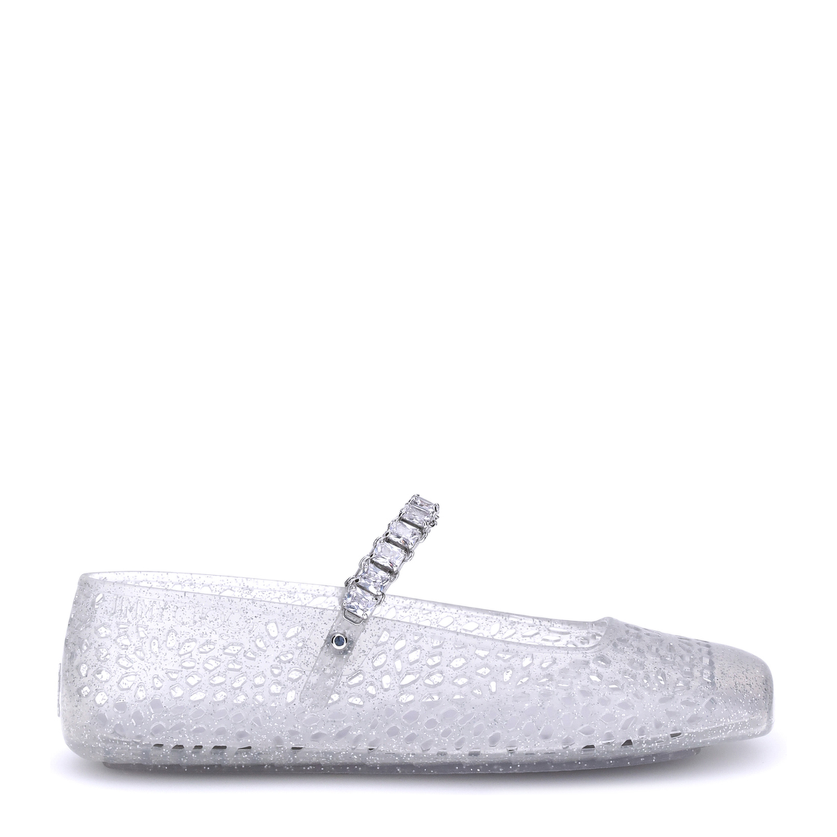 MAYFEYR - Jimmy Choo - Jelly Ballerinas - J000176685CLEARSILVE