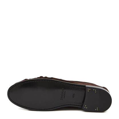 MAYFEYR - SAINT LAURENT PARIS - Le Loafer Supple In Suede - 8189082W5AA