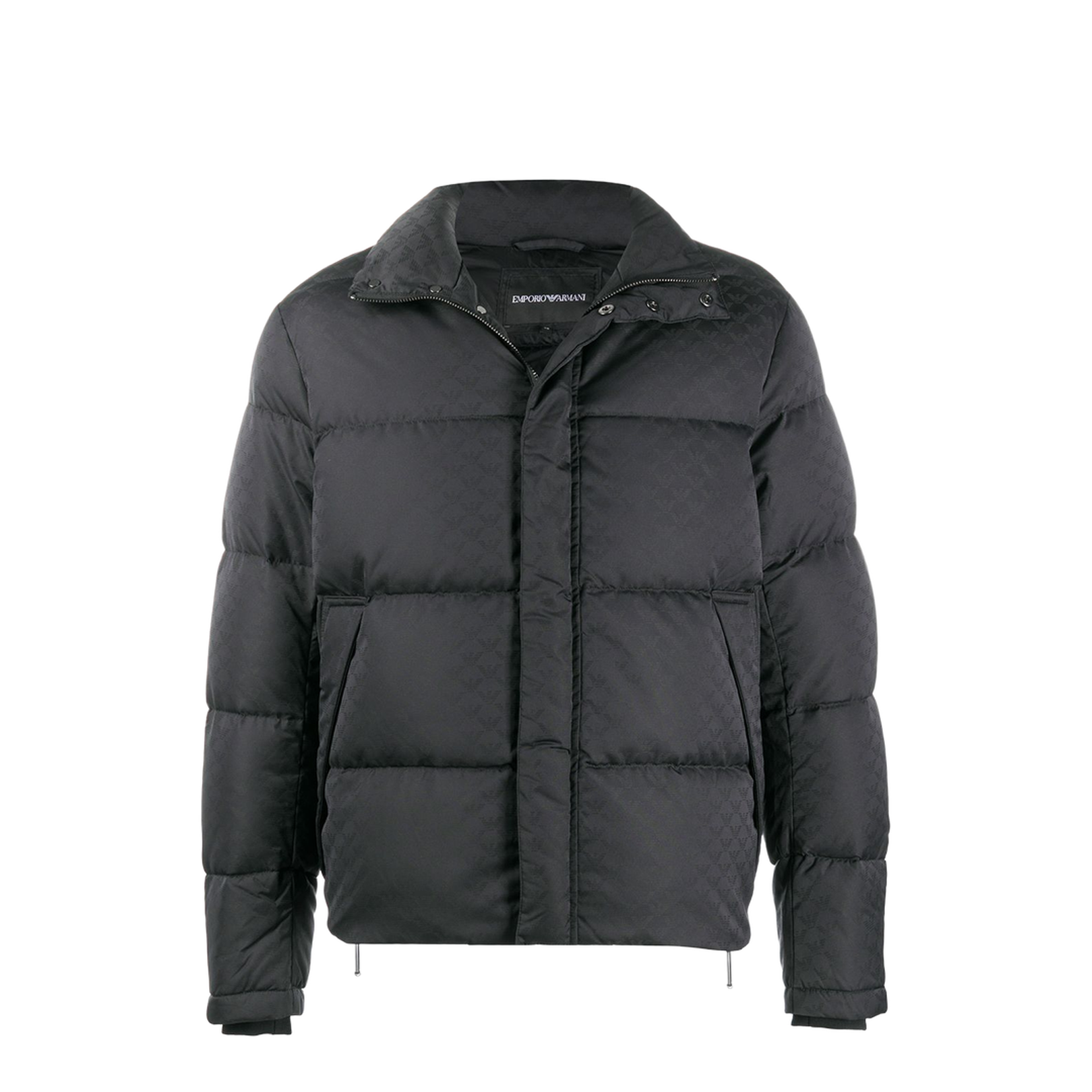 Black Quilted Down Jacket