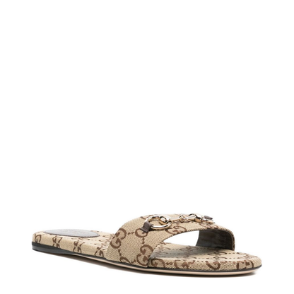 Slide Sandal with Horsebit
