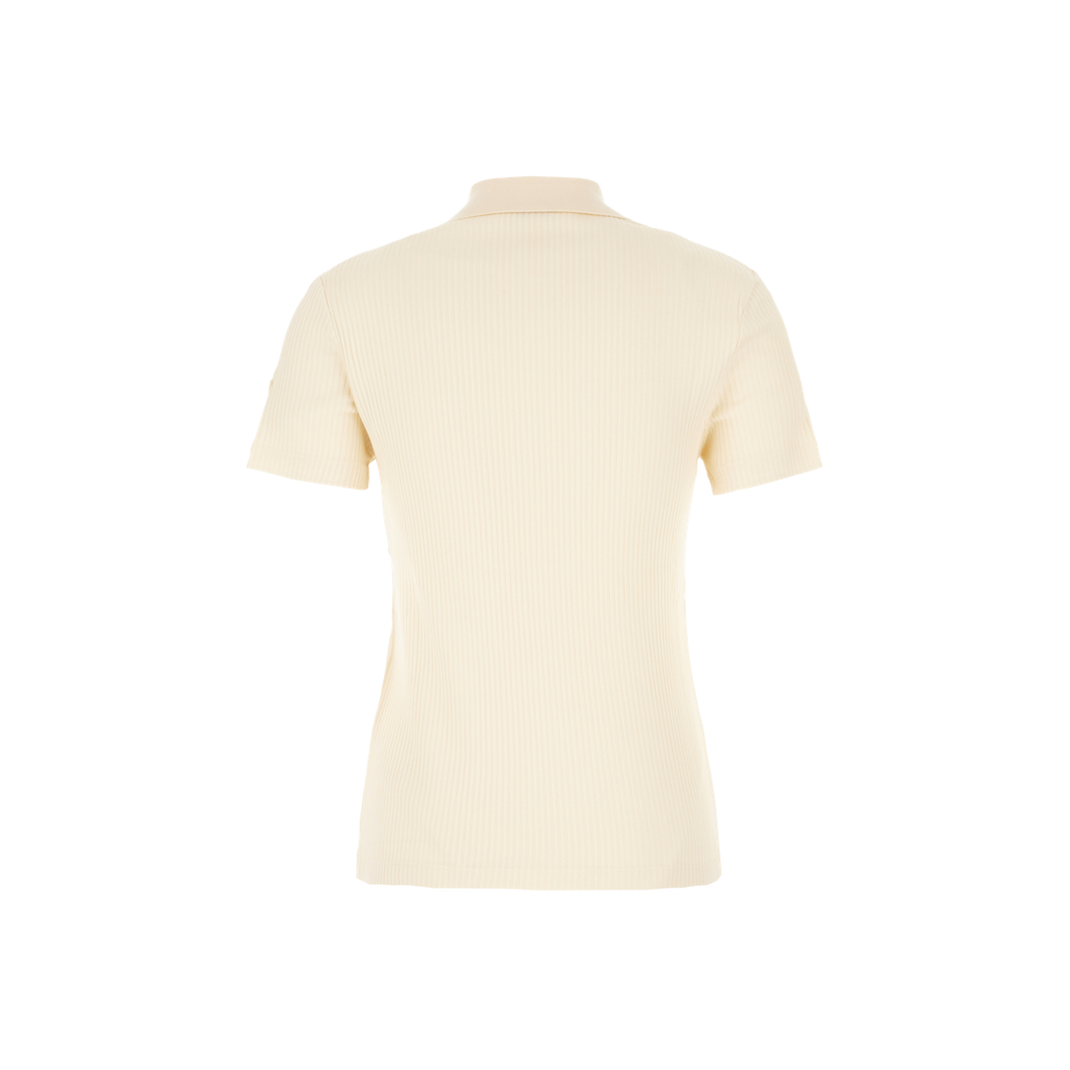 Cotton Polo Shirt With Handmade Beads