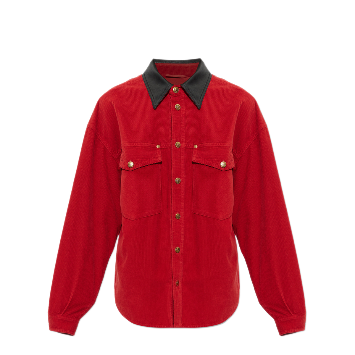 MAYFEYR - Versace - Corduroy Shirt With Pockets - 10267711A191671DA80