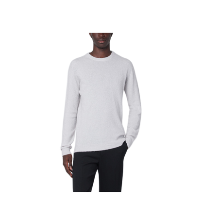 MAYFEYR - Roberto Collina - Ice Colored Sweater In Cashmere Blend - 253M32001WSM3216