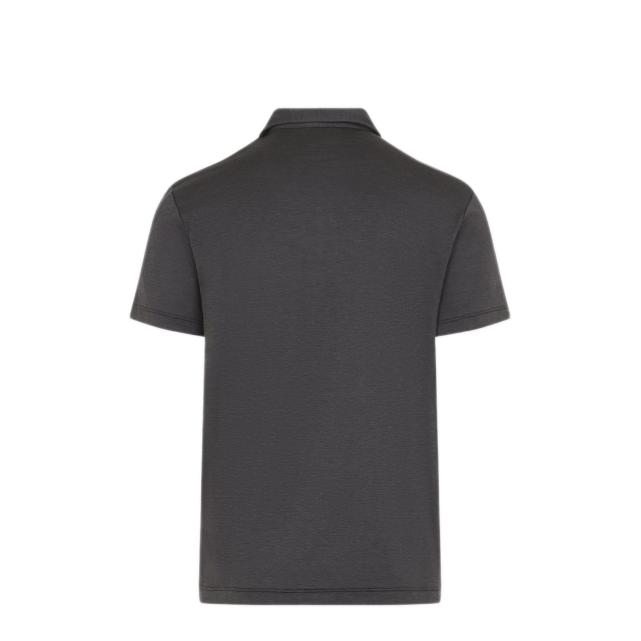 MAYFEYR - GIORGIO ARMANI - Brown Melang Cotton And Silk Polo - 3KSF74SJZHZO6002