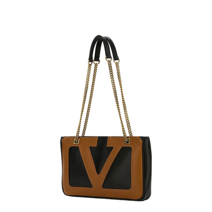 Viva Superstar Small Tote Bag Black Brown