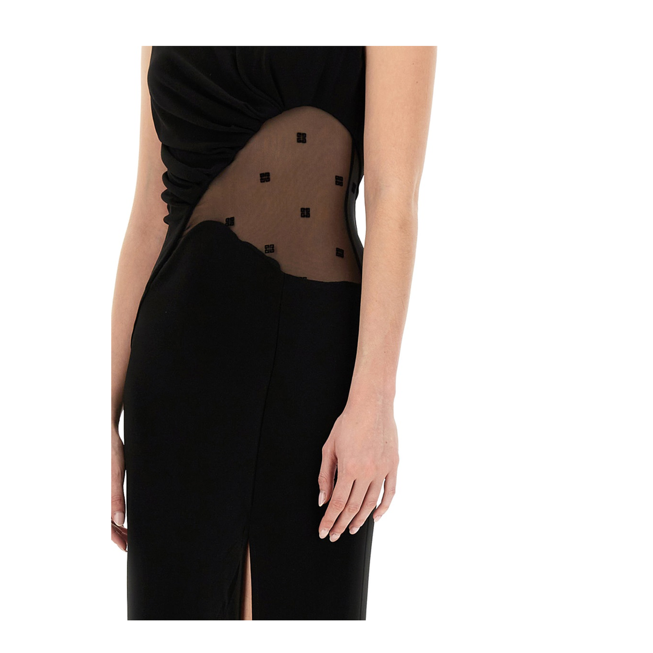 MAYFEYR - Givenchy - Crepe And Tulle Dress - BW21WS30XH001