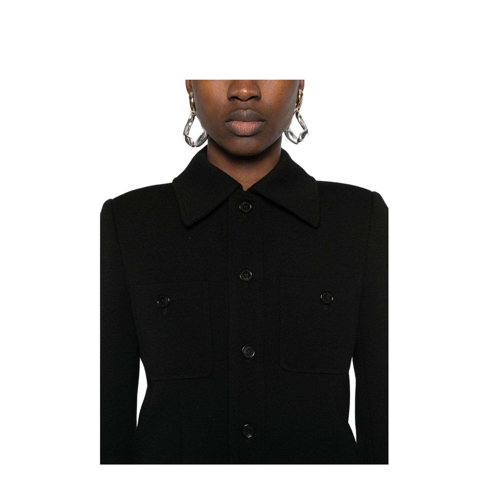 Front Button Fastening Jacket