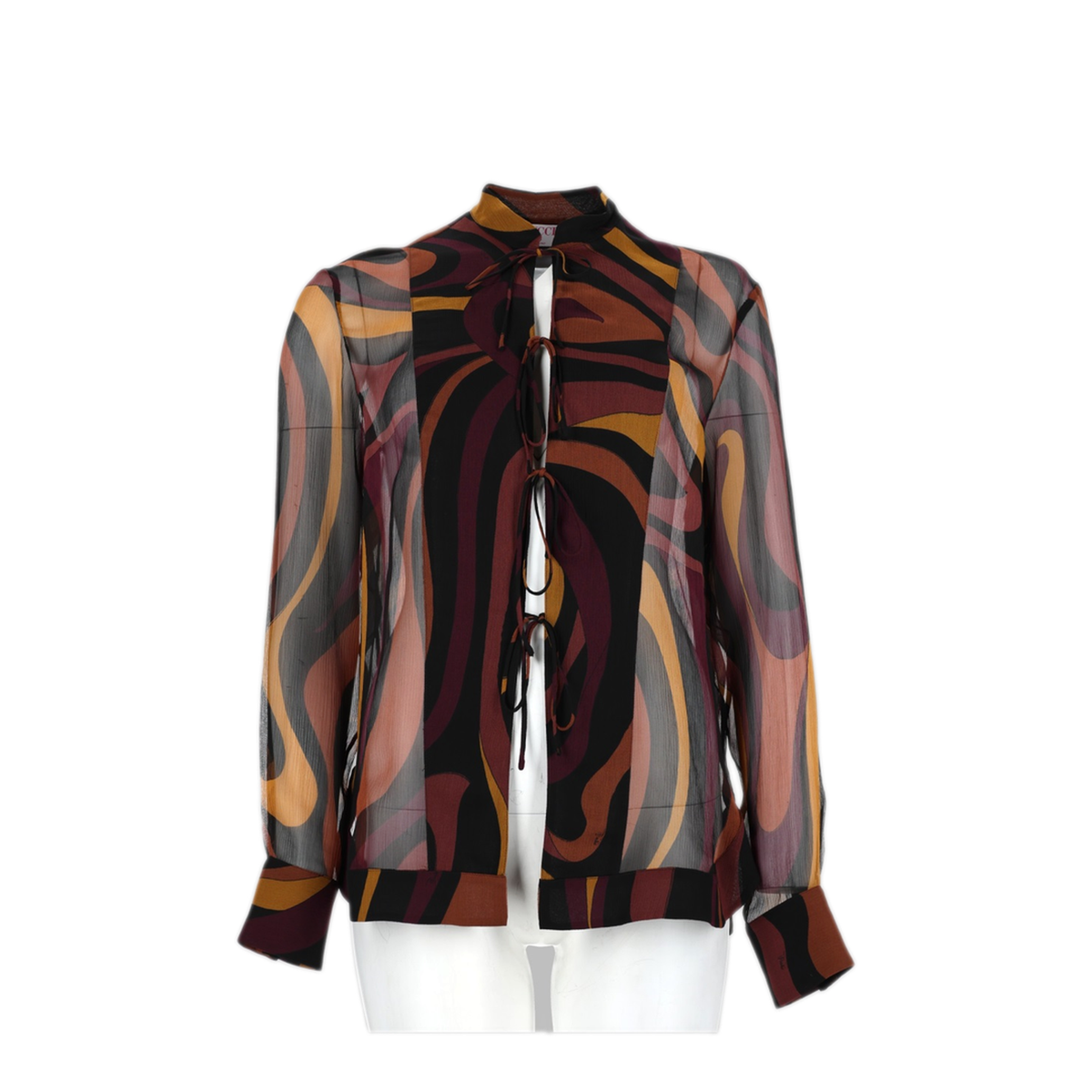 Creponne Shirt In Marmo Print