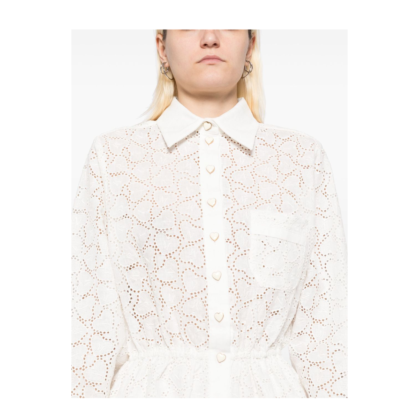 Embroidered playsuit