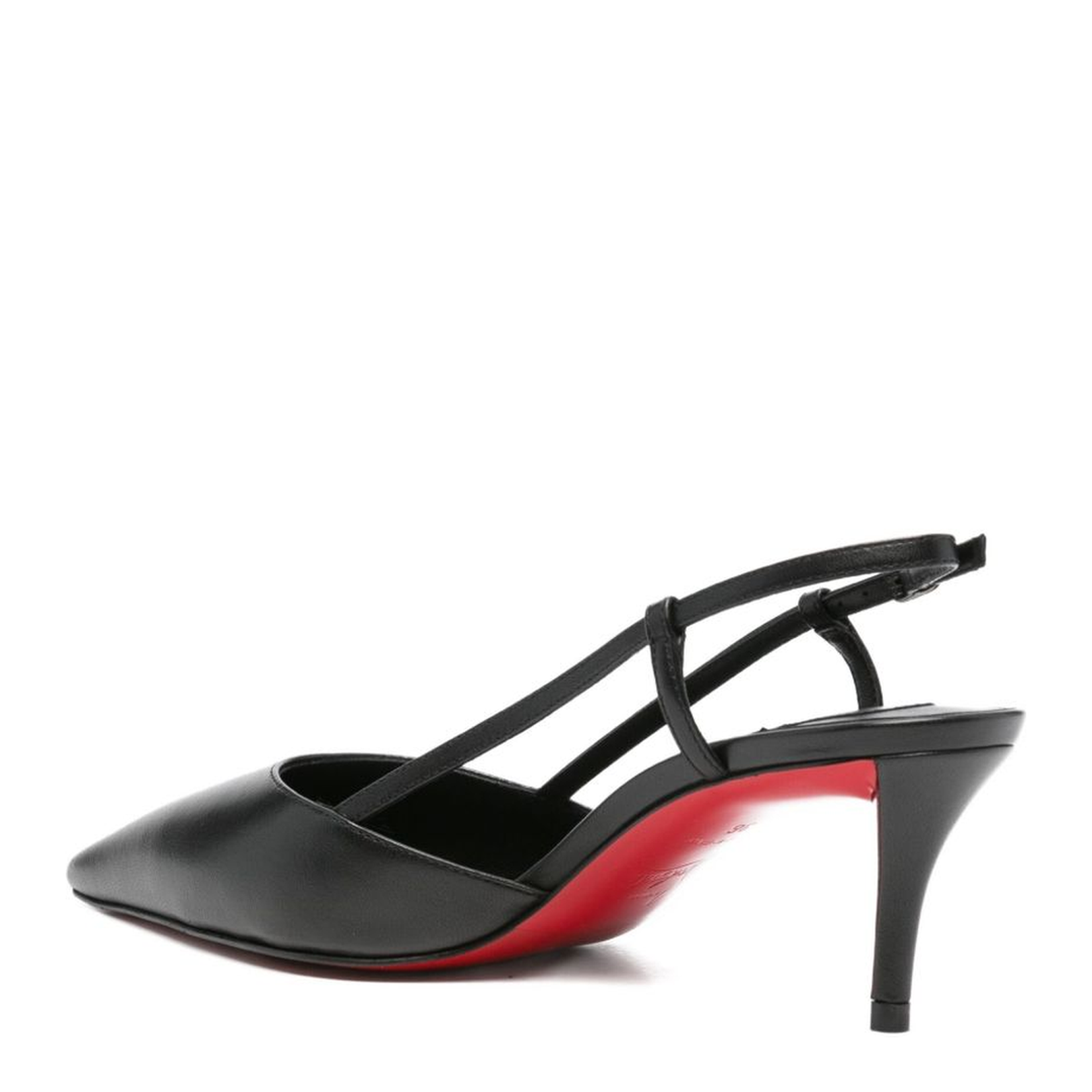 Buckle-Fastening Ankle Strap Stiletto Heel