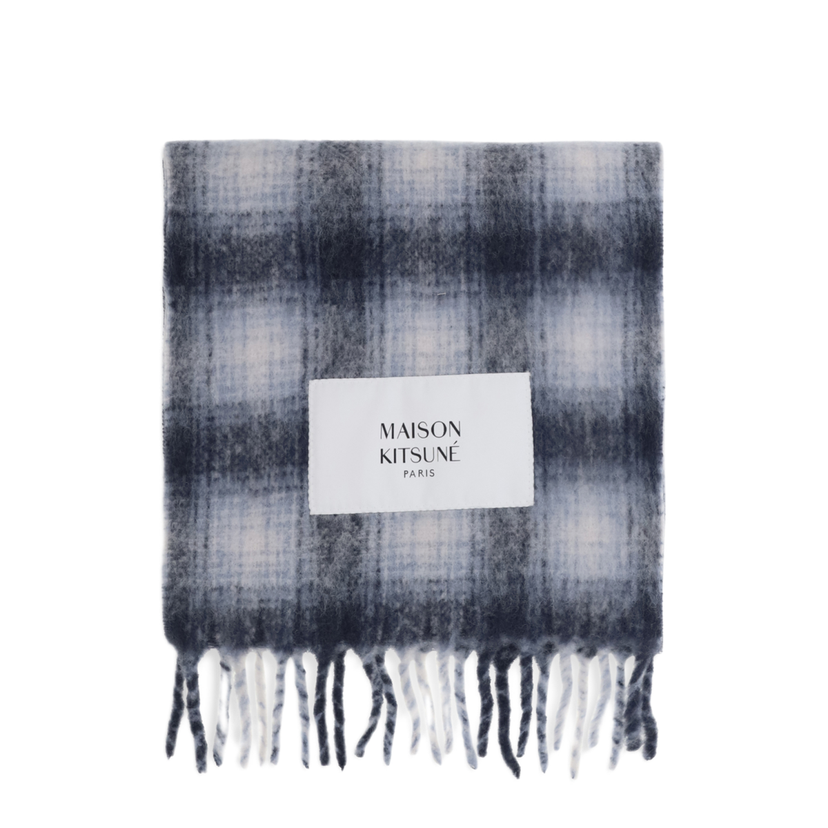 MAYFEYR - Maison Kitsuné - Checked Alpaca Scarf - MRUAT10WA00220615