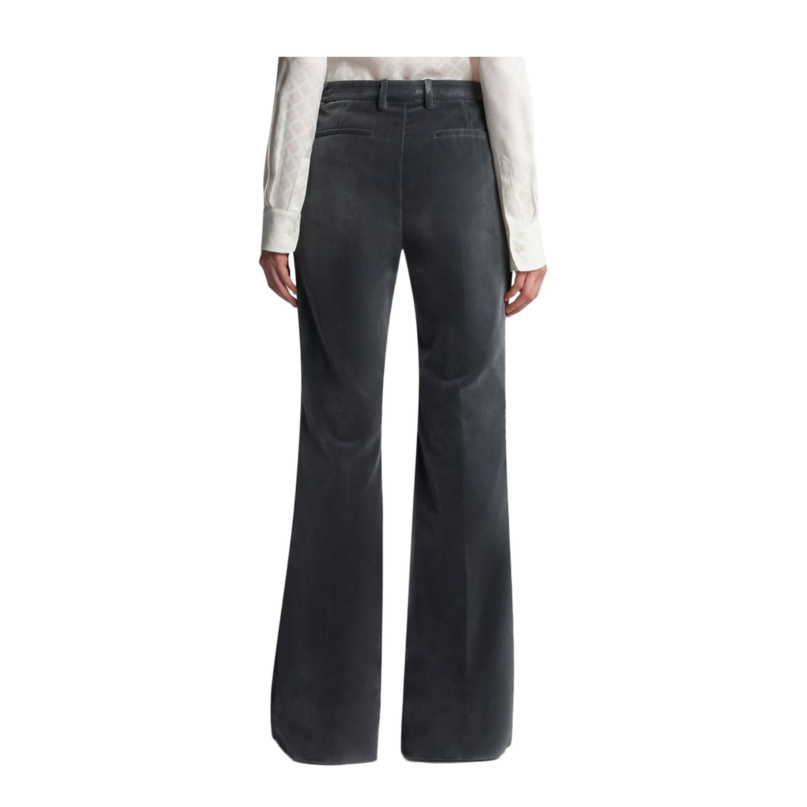 Velvet Flared Trousers