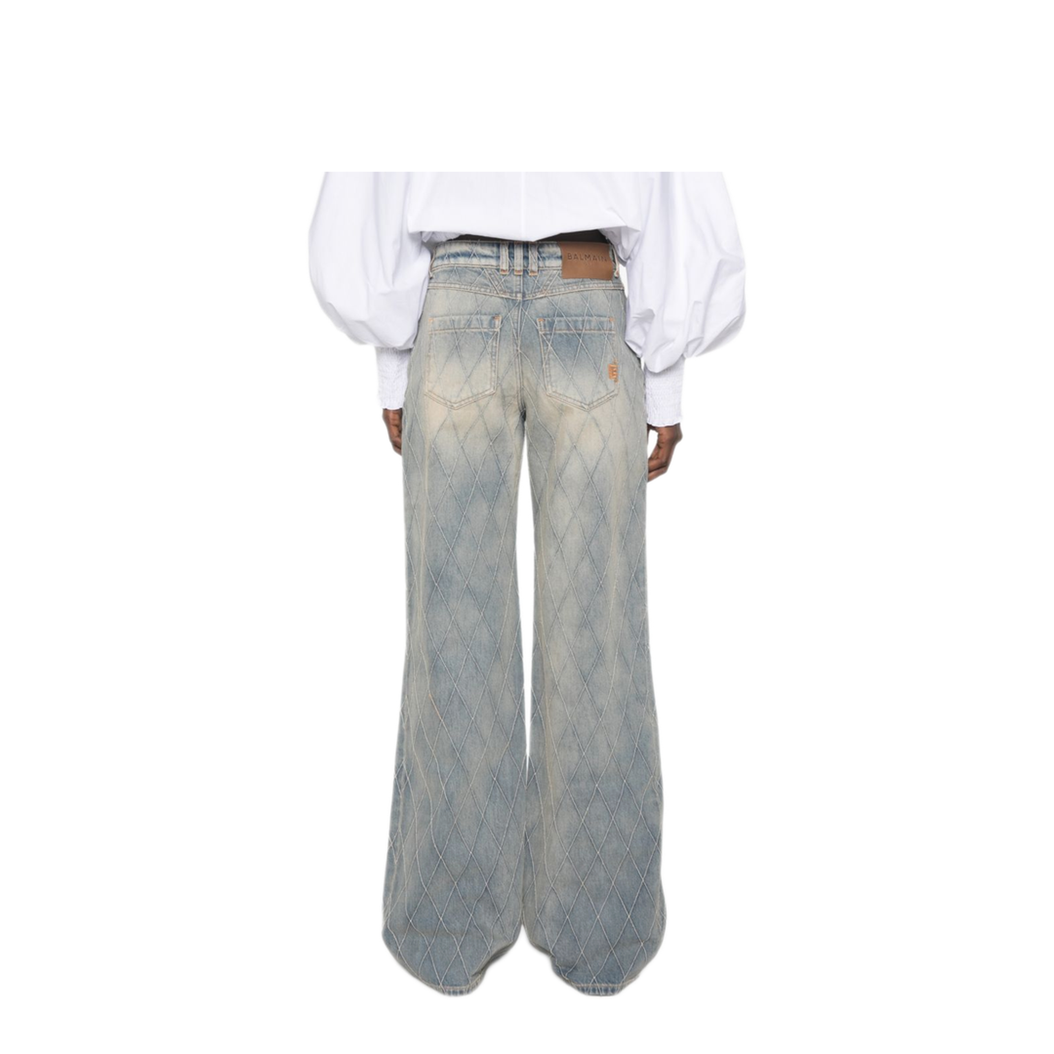 MAYFEYR - Balmain - Jeans Light Blue - HF1MI052DF796FC