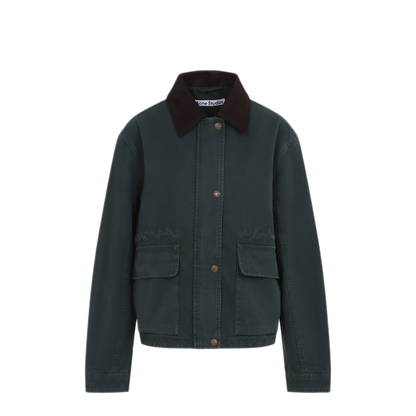 MAYFEYR - Acne Studios - Dark Green Cotton Jacket - A90755AAX