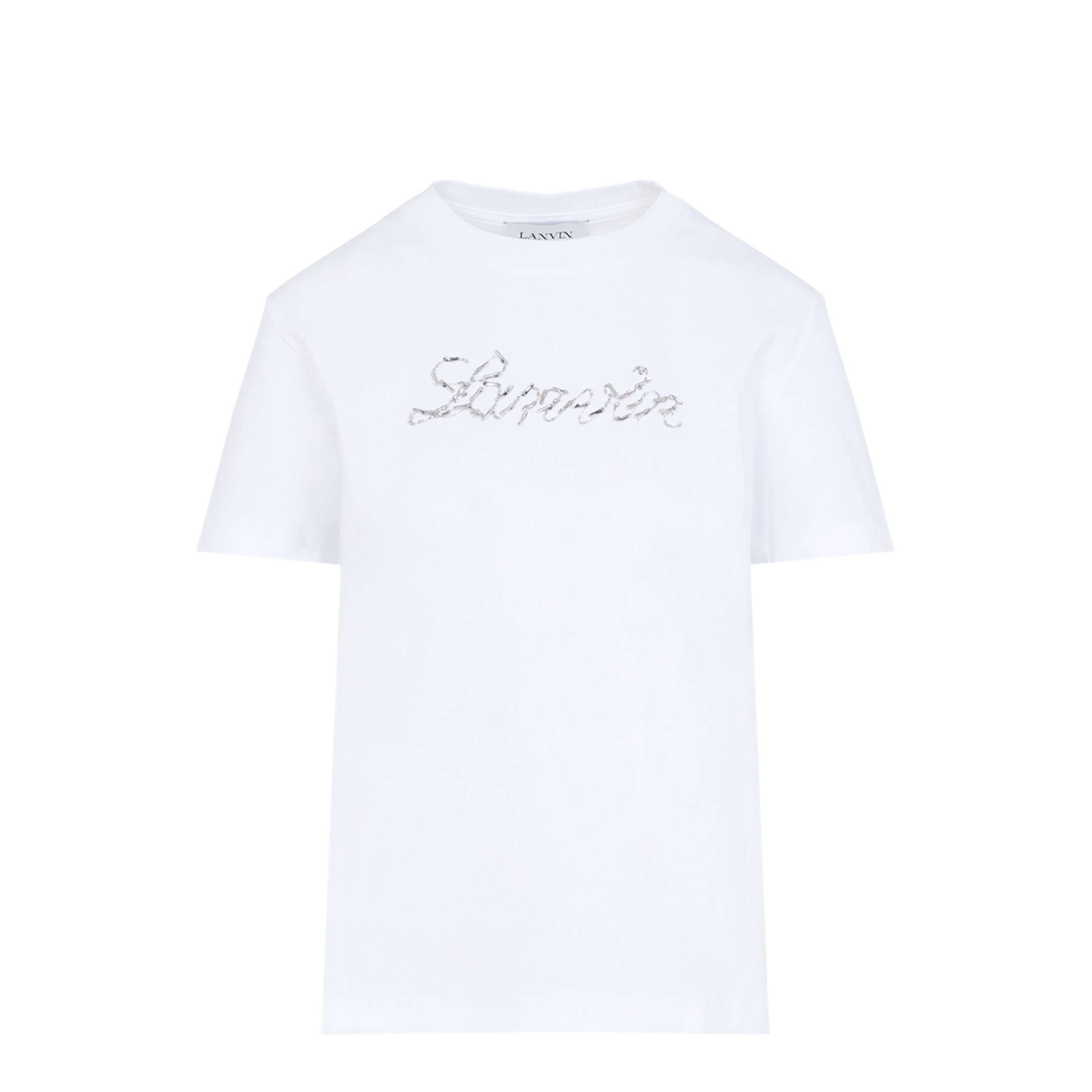 MAYFEYR - Lanvin - Embroidered Script Logo T-Shirt - RWTS9030J176P25