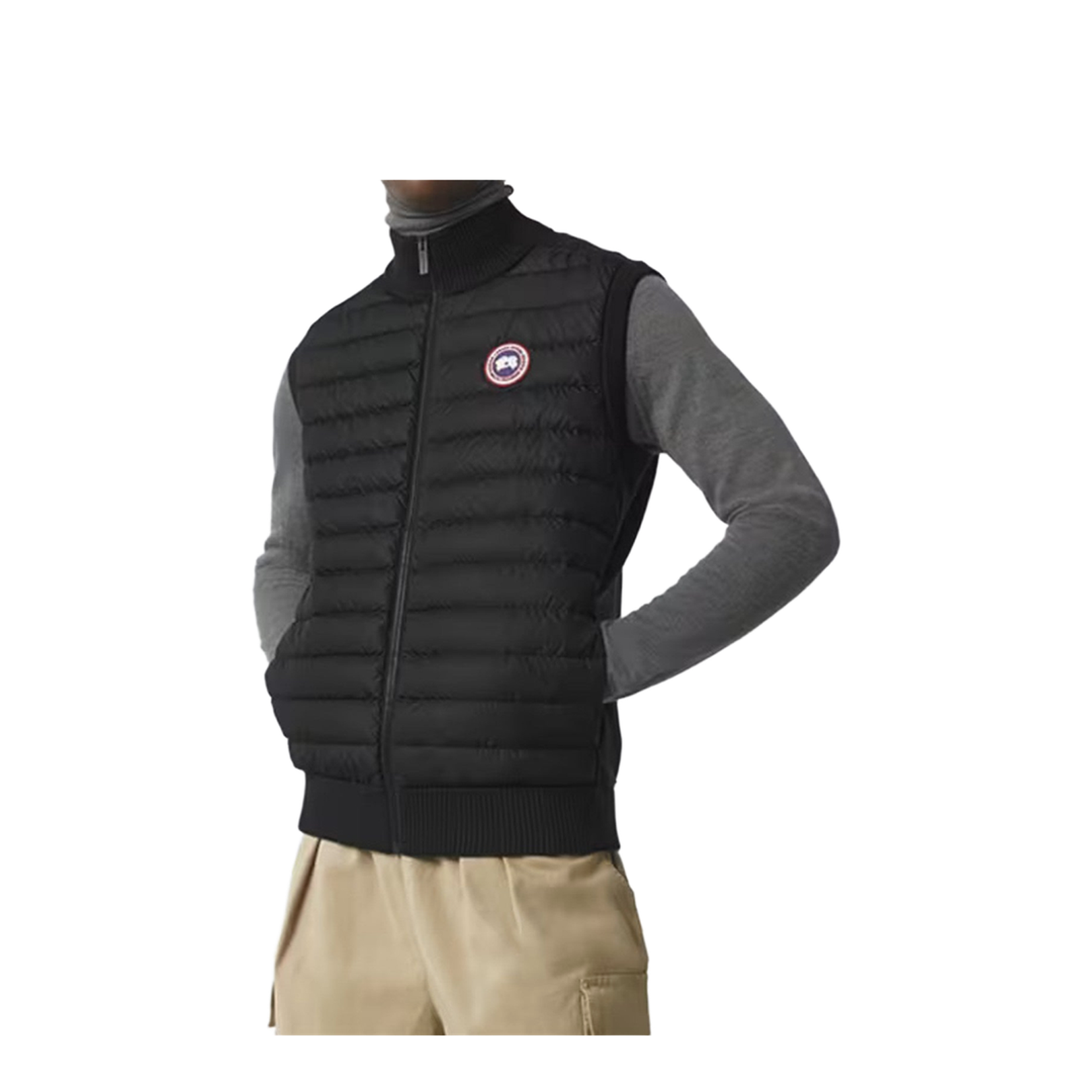 HyBridge Quilted Knit Vest