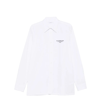 MAYFEYR - Givenchy - Classic Fit Shirt With Logo Print - BM616M14M6