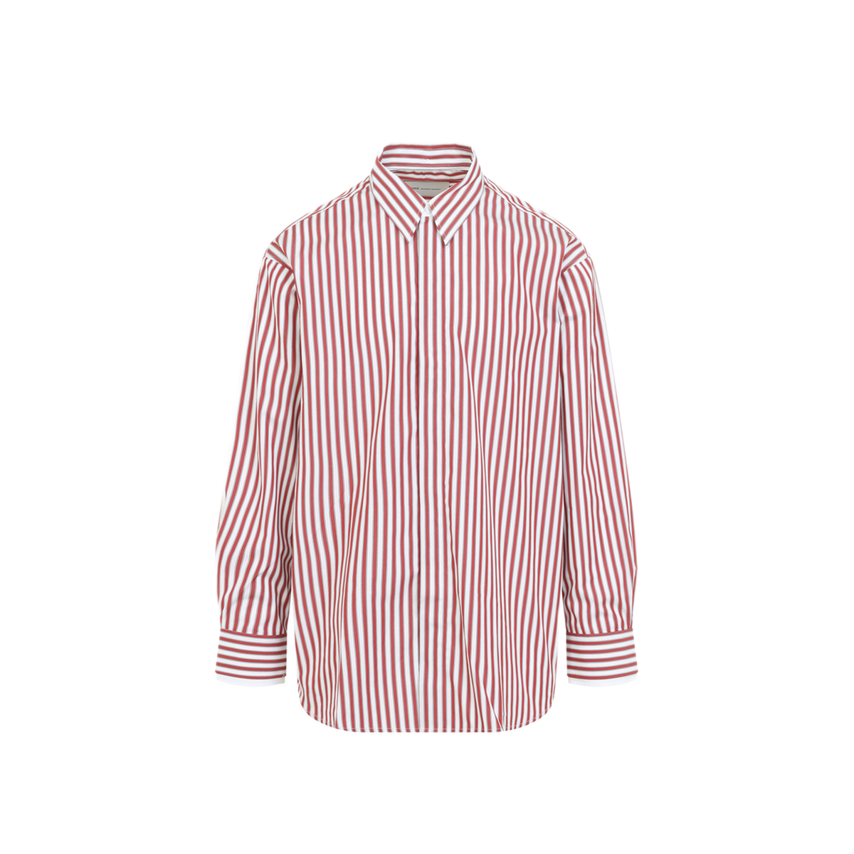 MAYFEYR - Ami Paris - Red White Large Striped Shirt - USH863CO0250A219