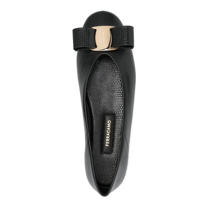 MAYFEYR - Ferragamo - Nappa Leather Vanna Ballerinas - 01K2210782883