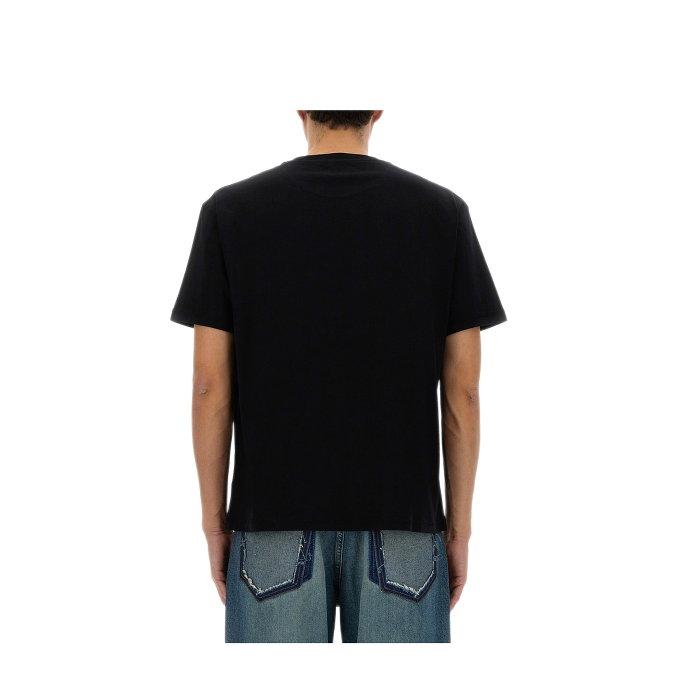 MAYFEYR - 3.PARADIS - Crystal Logo T Shirt - SS25100BLACK