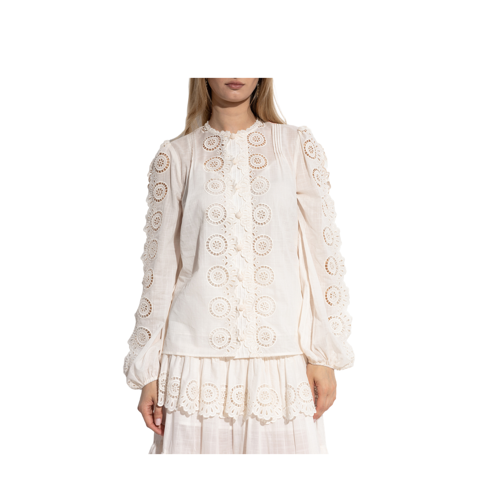 Shirt with decorative embroidery