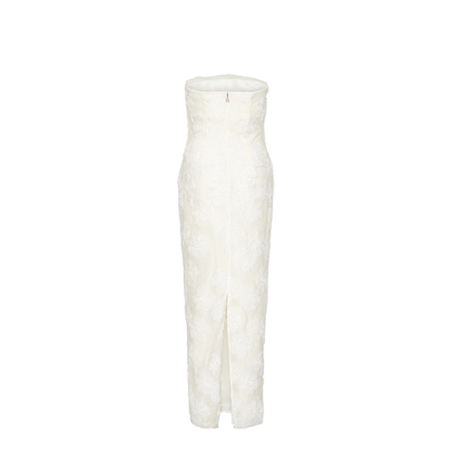 MAYFEYR - Rotate - Flower Mesh Tube Dress - 116298857