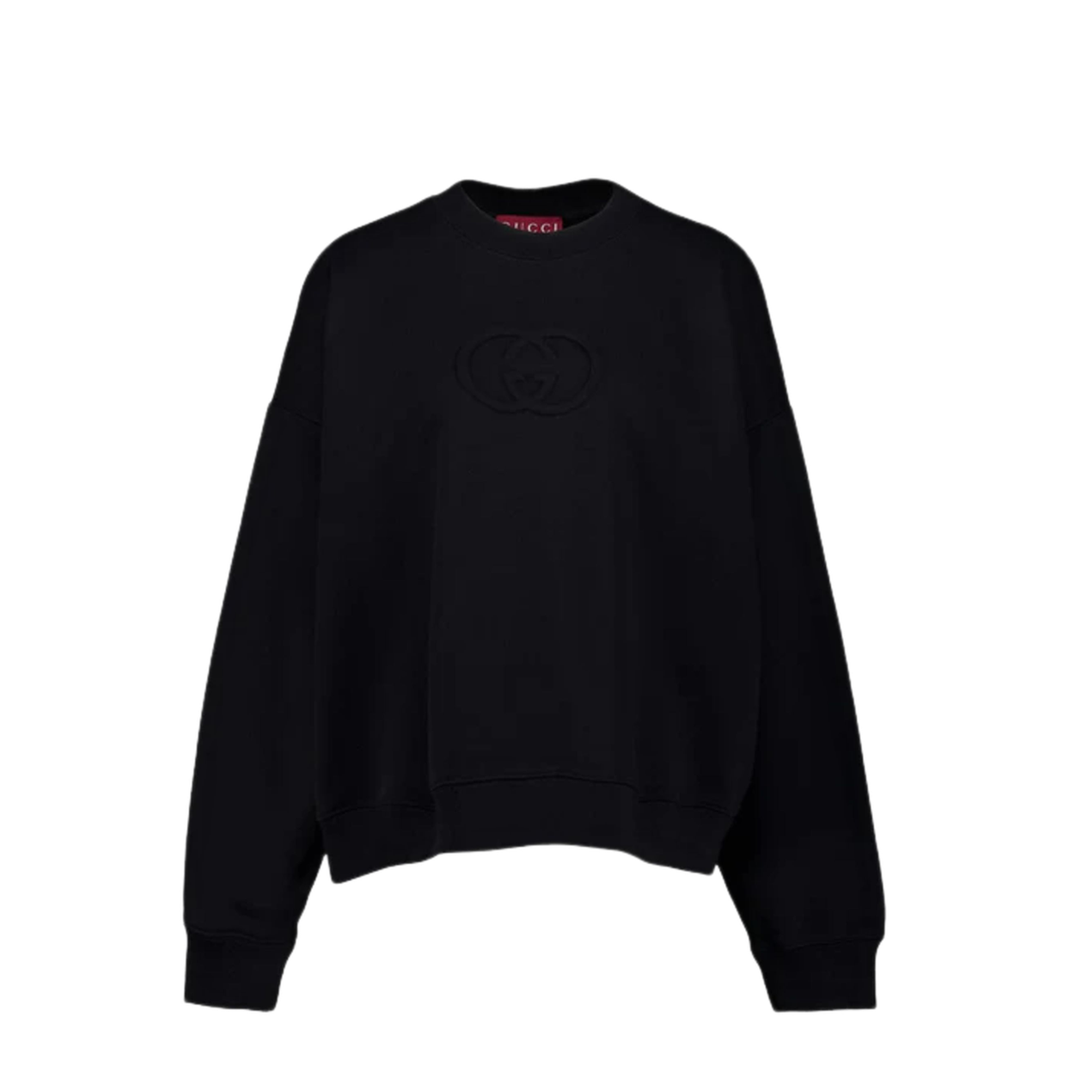 MAYFEYR - Gucci - Black Cotton Oversize Sweatshirt - 838450XJHJO1043