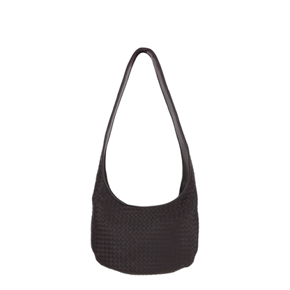 Veneto Medium Lambskin Shoulder Bags - Brown