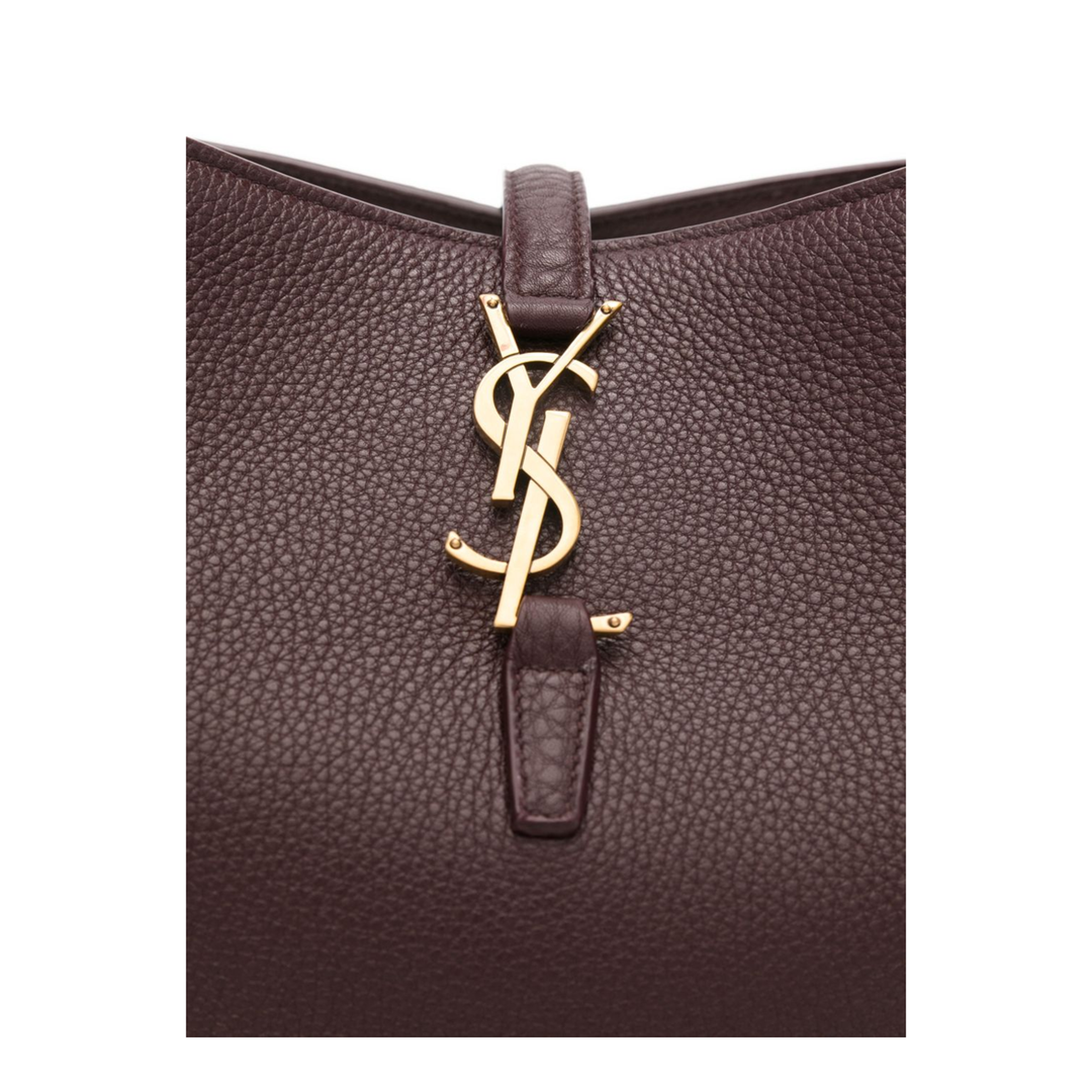 LE 37 Calf Leather Bucket Bag - Bordeaux