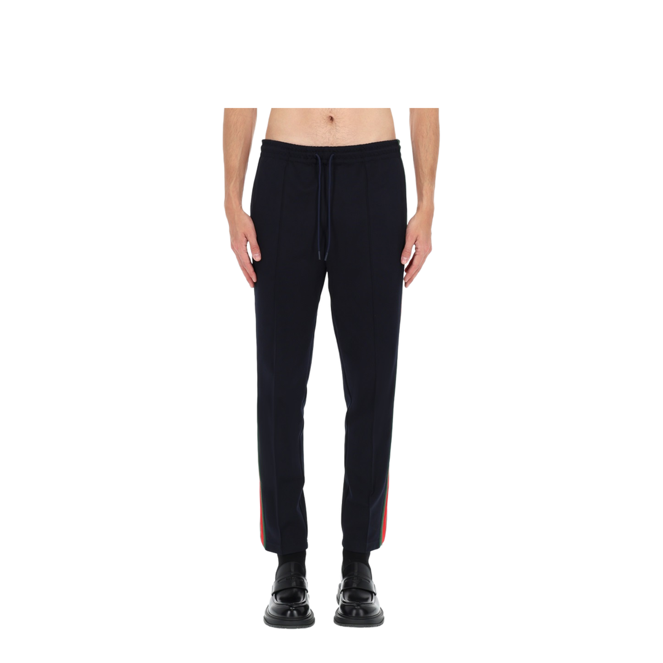 Technical Jersey Sportswear Trousers with Web