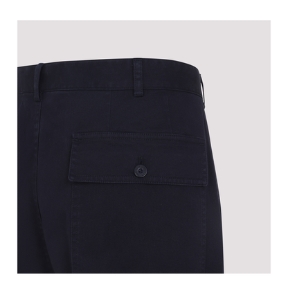 MAYFEYR - RALPH LAUREN PURPLE LABEL - Classic Chairman Navy Cotton Sailor Pants - 798P15079001CLASSIC