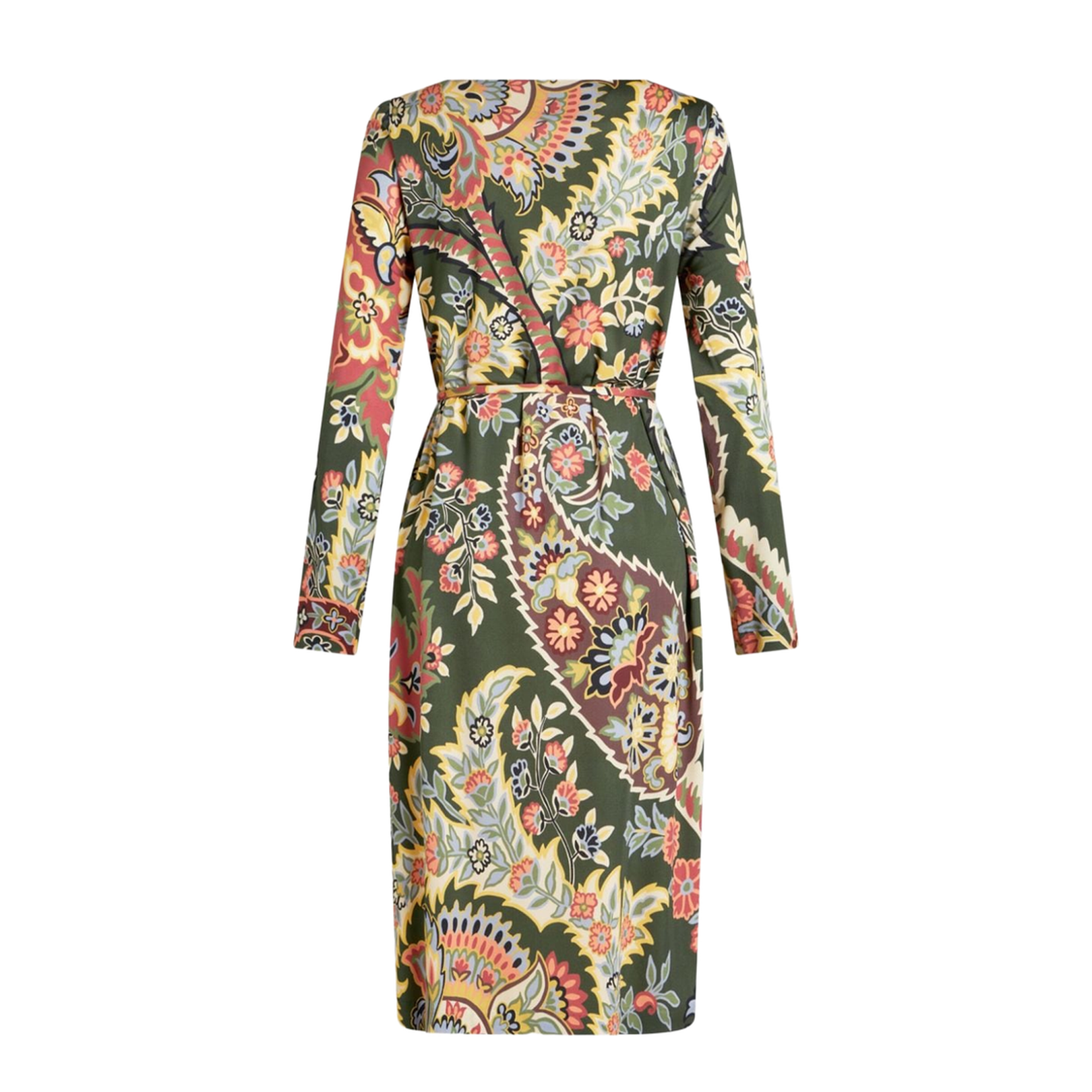 Abstract Pattern Midi Dress