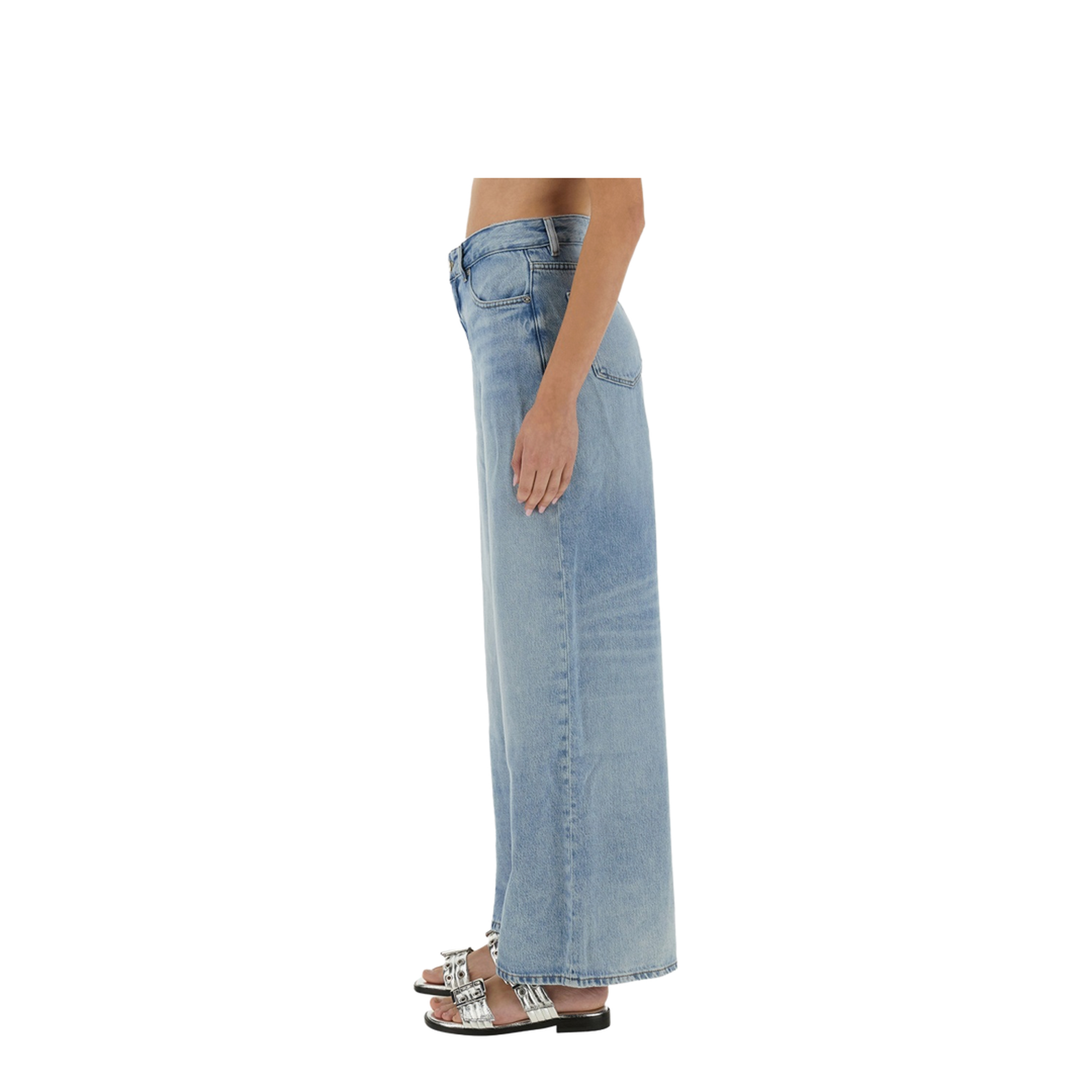Denim Pants - Light Blue Stone