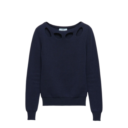 MAYFEYR - Prada - Cotton Boat Neck Sweater - P24P2RSOOO17BHF0008