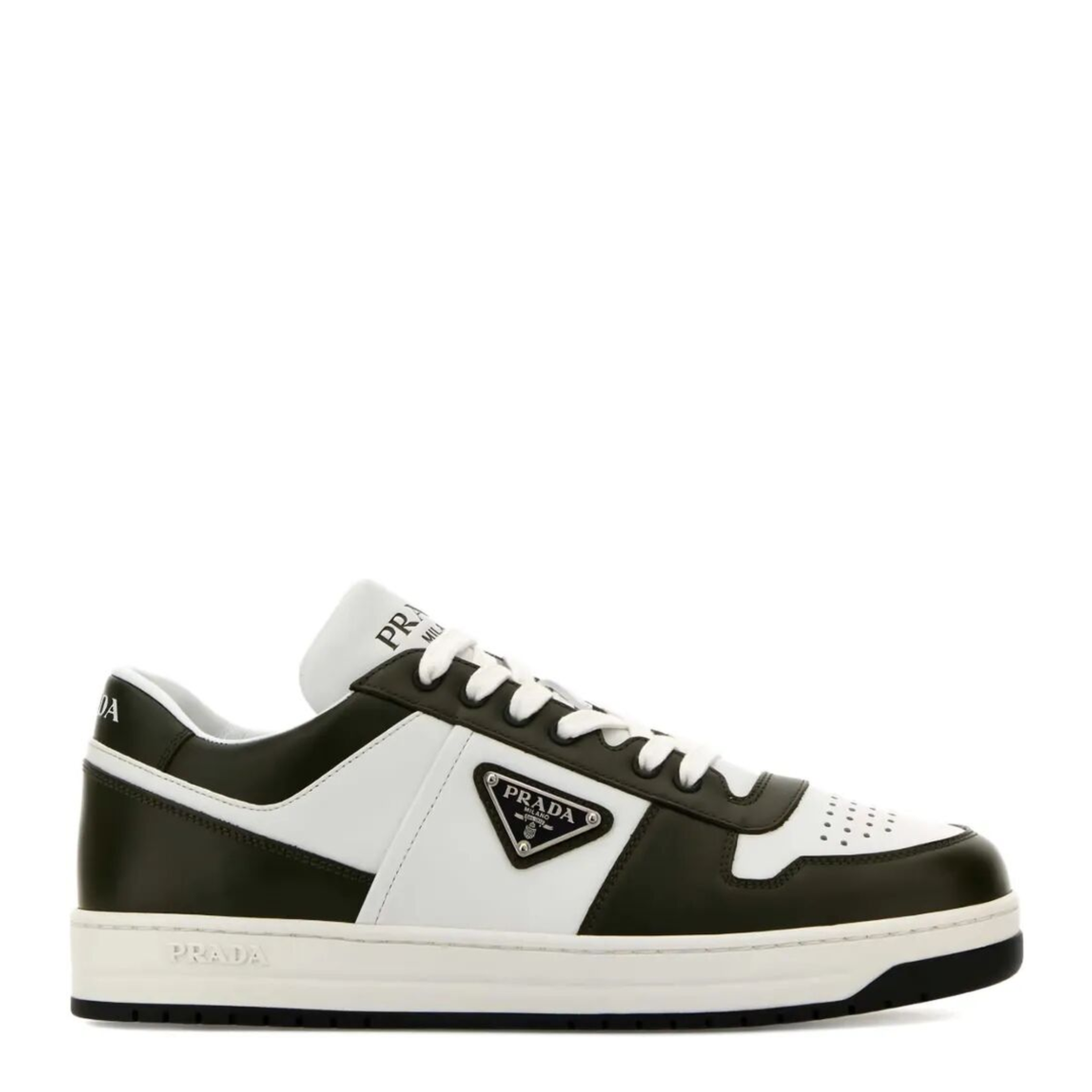 MAYFEYR - Prada - Downtown Two Tone Leather Sneakers - 2EE364FD0033LOIF008L